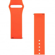 Tactical 613 Silicone Band 22mm - силиконова каишка за Galaxy Watch, Huawei Watch, Xiaomi, Garmin и други (22мм) (оранжев) 1