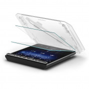 Spigen Tempered Glass GLAS.tR EZ Fit - висококачествено стъклено защитно покритие за дисплея на мултимедията на Mercedes S-Class 2021 (прозрачно) 2