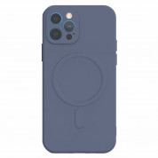 Tel Protect MagSilicone Case - силиконов (TPU) калъф с MagSafe за iPhone 13 Pro Max (син) 1