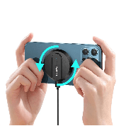 Joyroom Ultra Thin USB-C Magnetic Wireless Qi Charger 15W (blue) 1