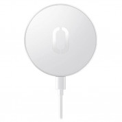 Joyroom Ultra Thin USB-C Magnetic Wireless Qi Charger 15W (white)