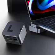 Joyroom J-Cube 8 in 1 USB-C MacBook Docking Station - мултифункционален хъб за свързване на допълнителна периферия за MacBook Pro (тъмносив) 3