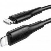 Joyroom USB-C to Lightning Cable PD 20W - USB-C към Lightning кабел за Apple устройства с Lightning порт (25 см) (черен) 2