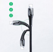 Joyroom USB-C to Lightning Cable PD 20W - USB-C към Lightning кабел за Apple устройства с Lightning порт (120 см) (черен) 4
