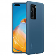 Huawei Silicone Cover Case - оригинален силиконов (TPU) калъф за Huawei P40 (син) 4