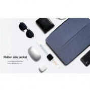 Nillkin 3in1 Multifunctional Laptop Sleeve 16 - калъф с цип и вградена поставка за MacBook Pro 16, Pro 15 и лаптопи до 16 инча (син) 8