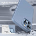 ESR Cloud Soft Case - силиконов (TPU) калъф за iPhone 13 Pro (син) 6