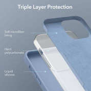 ESR Cloud Soft Case - силиконов (TPU) калъф за iPhone 13 Pro (син) 4