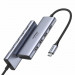 Ugreen 5-in-1 USB-C Hub 4K 60Hz - мултифункционален хъб за свързване на допълнителна периферия за устройства с USB-C (тъмносив) 1