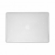 Tech-Protect SmartShell Glitter Case - предпазен кейс за MacBook Air 13 (2020) (прозрачен) 2