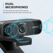 Anker PowerConf C302 Smart 2K HD WebCam - 2K HD уеб видеокамера с микрофон (черен) 2