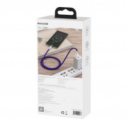 Baseus Cafule Metal Series USB-A to USB-C Cable 40W (CATJK-B05) (200 cm) (purple-gold) 12