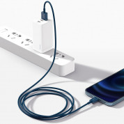 Baseus Superior Lightning USB Cable (CALYS-C03) - USB кабел за Apple устройства с Lightning порт (200 см) (син) 8