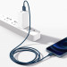 Baseus Superior Lightning USB Cable (CALYS-C03) - USB кабел за Apple устройства с Lightning порт (200 см) (син) 9