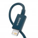 Baseus Superior Lightning USB Cable (CALYS-C03) - USB кабел за Apple устройства с Lightning порт (200 см) (син) 2
