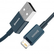 Baseus Superior Lightning USB Cable (CALYS-C03) - USB кабел за Apple устройства с Lightning порт (200 см) (син) 2