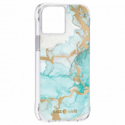 CaseMate Tough Print Case for iPhone 13 mini, iPhone 12 mini (ocean marble) 1