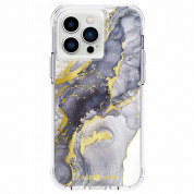 CaseMate Tough Print Case for iPhone 13 Pro Max, iPhone 12 Pro Max (navy marble)