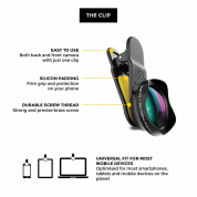 Black Eye PRO Cinema Wide Angle Lens G4 - универсална широкоъгълна леща с щипка за смартфони и таблети 4