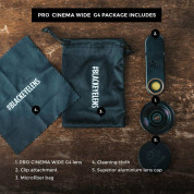 Black Eye PRO Cinema Wide Angle Lens G4 - универсална широкоъгълна леща с щипка за смартфони и таблети 5