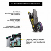 Black Eye PRO Fish Eye Lens - универсална Fish Eye леща с щипка за смартфони и таблети 3