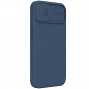 Nillkin CamShield Silky Silicone Case for iPhone 13 (blue) 4