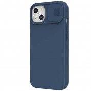 Nillkin CamShield Silky Silicone Case for iPhone 13 (blue) 2