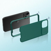 Nillkin CamShield Pro Case - хибриден удароустойчив кейс за iPhone 13 mini (черен) 7