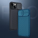 Nillkin CamShield Pro Case - хибриден удароустойчив кейс за iPhone 13 mini (син) 6
