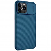 Nillkin CamShield Pro Case - хибриден удароустойчив кейс за iPhone 13 Pro Max (син) 3