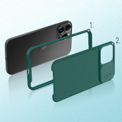 Nillkin CamShield Pro Case - хибриден удароустойчив кейс за iPhone 13 Pro Max (син) 8