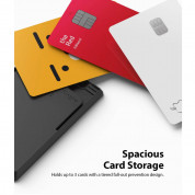Ringke MagSafe Wallet Case - поликарбонатов портфейл (джоб) за прикрепяне към iPhone с MagSafe (черен) 2
