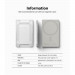 Ringke MagSafe Wallet Case - поликарбонатов портфейл (джоб) за прикрепяне към iPhone с MagSafe (черен) 10