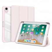DUX DUCIS Toby Tablet Case - хибриден удароустойчив кейс с отделение за Apple Pencil 2 за iPad mini 6 (2021) (розов)