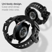 Spigen Rugged Armor Pro Case - удароустойчив TPU кейс за Samsung Galaxy Watch 4 44mm (тъмносив) 7
