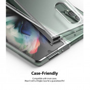 Ringke Invisible Defender ID Full Cover Tempered Glass 2.5D - калено стъклено защитно покритие за предния дисплей на Samsung Galaxy Z Fold 3 (прозрачен) 3