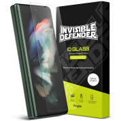 Ringke Invisible Defender ID Full Cover Tempered Glass 2.5D - калено стъклено защитно покритие за предния дисплей на Samsung Galaxy Z Fold 3 (прозрачен)