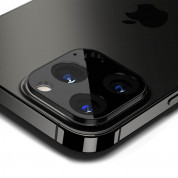 Spigen Optik Lens Protector - комплект 2 броя предпазни стъклени протектора за камерата на iPhone 13 Pro, iPhone 13 Pro Max (черен) 3