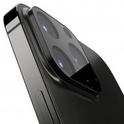 Spigen Optik Lens Protector - комплект 2 броя предпазни стъклени протектора за камерата на iPhone 13 Pro, iPhone 13 Pro Max (черен) 2