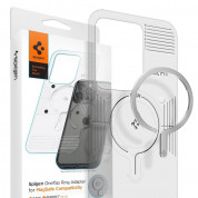 Spigen OneTap MagSafe Ring Adapter - универсален магнитен адаптер с функцията MagSafe за смартфони (сребрист)