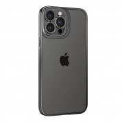 Spigen Optik Crystal Case - тънък силиконов (TPU) калъф за iPhone 13 Pro (сив-прозрачен) 1