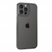 Spigen Optik Crystal Case - тънък силиконов (TPU) калъф за iPhone 13 Pro (сив-прозрачен) 2