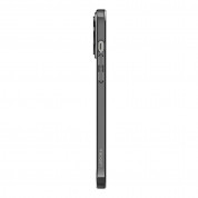 Spigen Optik Crystal Case - тънък силиконов (TPU) калъф за iPhone 13 Pro (сив-прозрачен) 3