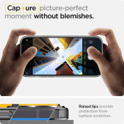 Spigen Optik Crystal Case - тънък силиконов (TPU) калъф за iPhone 13 Pro Max (сив-прозрачен) 7