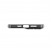 Spigen Optik Crystal Case - тънък силиконов (TPU) калъф за iPhone 13 Pro Max (сив-прозрачен) 4