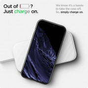 Spigen Optik Crystal Case - тънък силиконов (TPU) калъф за iPhone 13 Pro Max (сив-прозрачен) 8