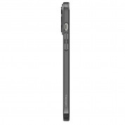 Spigen Optik Crystal Case - тънък силиконов (TPU) калъф за iPhone 13 Pro Max (сив-прозрачен) 3