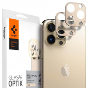 Spigen Optik Lens Protector for iPhone 13 Pro, iPhone 13 Pro Max (gold) 