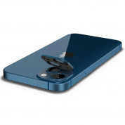 Spigen Glass tR Optik Lens Protector 2 Pack - комплект 2 броя предпазни стъклени протектора за камерата на iPhone 13, iPhone 13 mini (син) 4