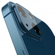 Spigen Glass tR Optik Lens Protector 2 Pack - комплект 2 броя предпазни стъклени протектора за камерата на iPhone 13, iPhone 13 mini (син) 2